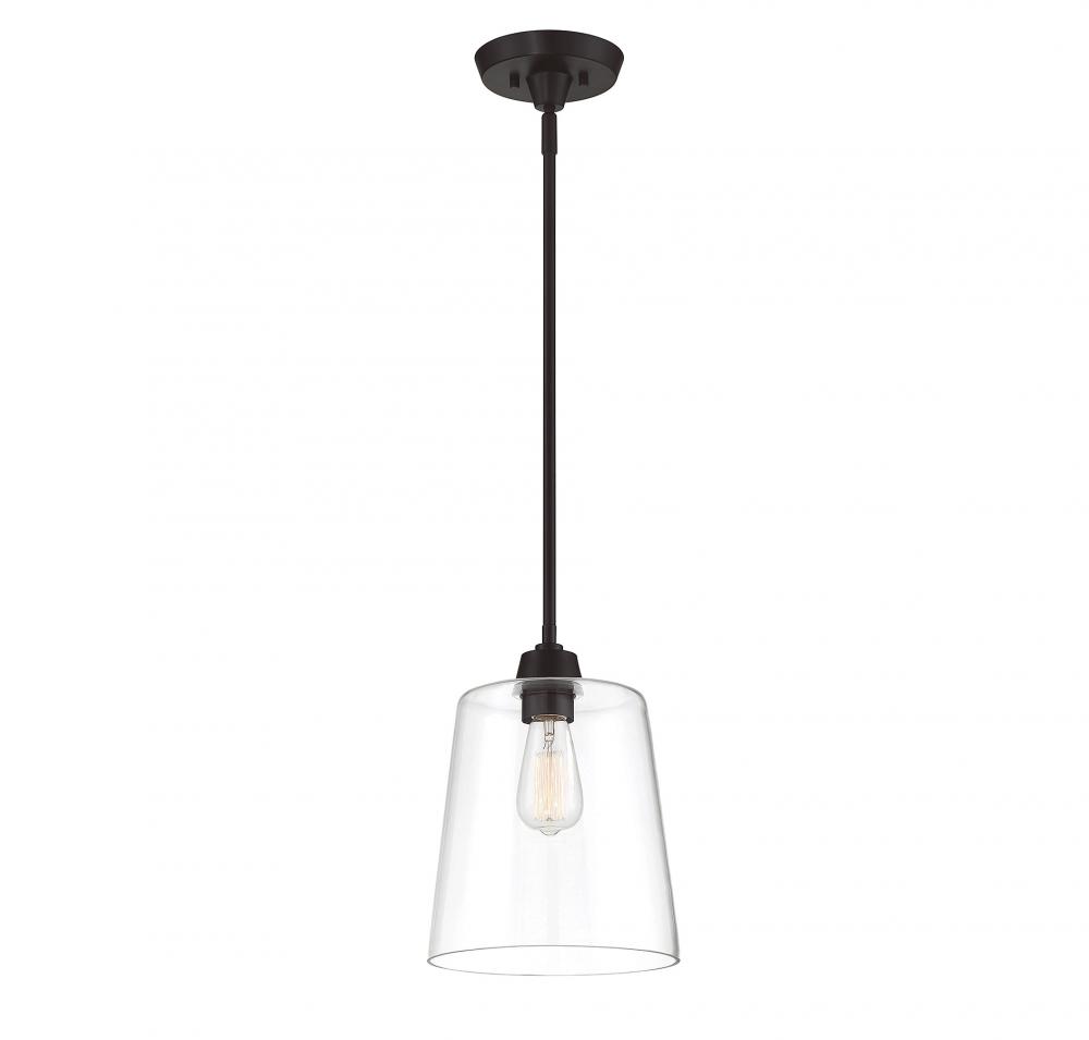 1-Light Pendant in Oil Rubbed Bronze