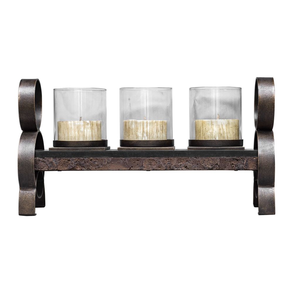 Uttermost Mila Antique Bronze Candleholder