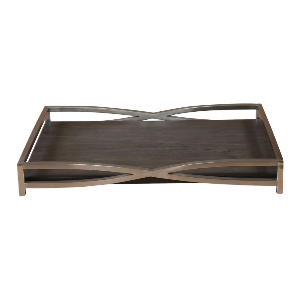 Uttermost Hima Dark Walnut Tray