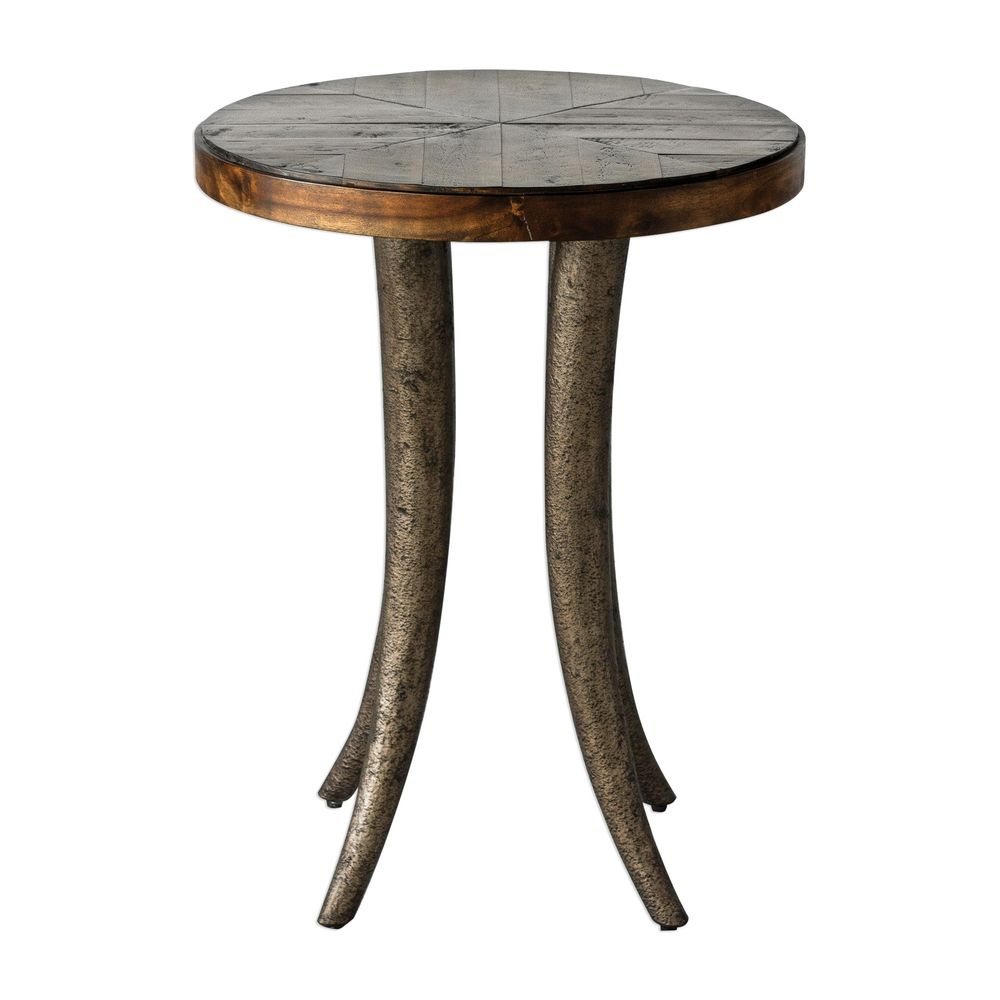 Uttermost Ezra Round Accent Table