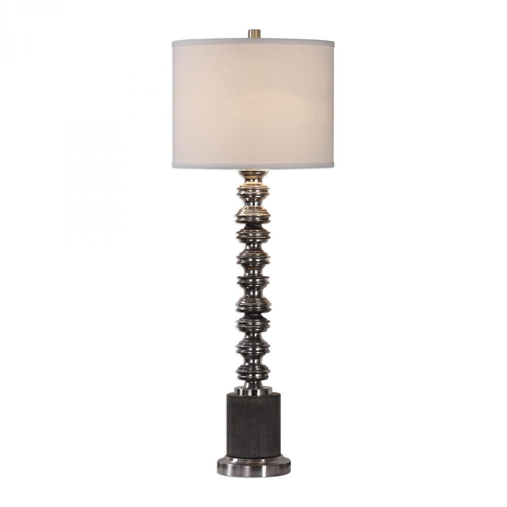 Uttermost Lauzon Burnished Silver Lamp