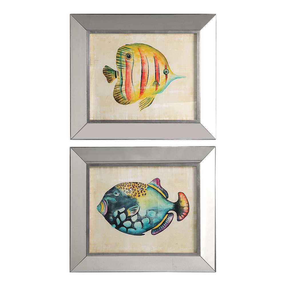 Uttermost Aquarium Fish Prints, S/2