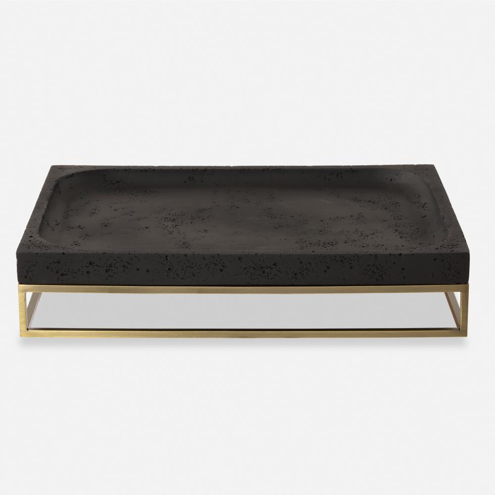 Shadowstone Cast Black Tray