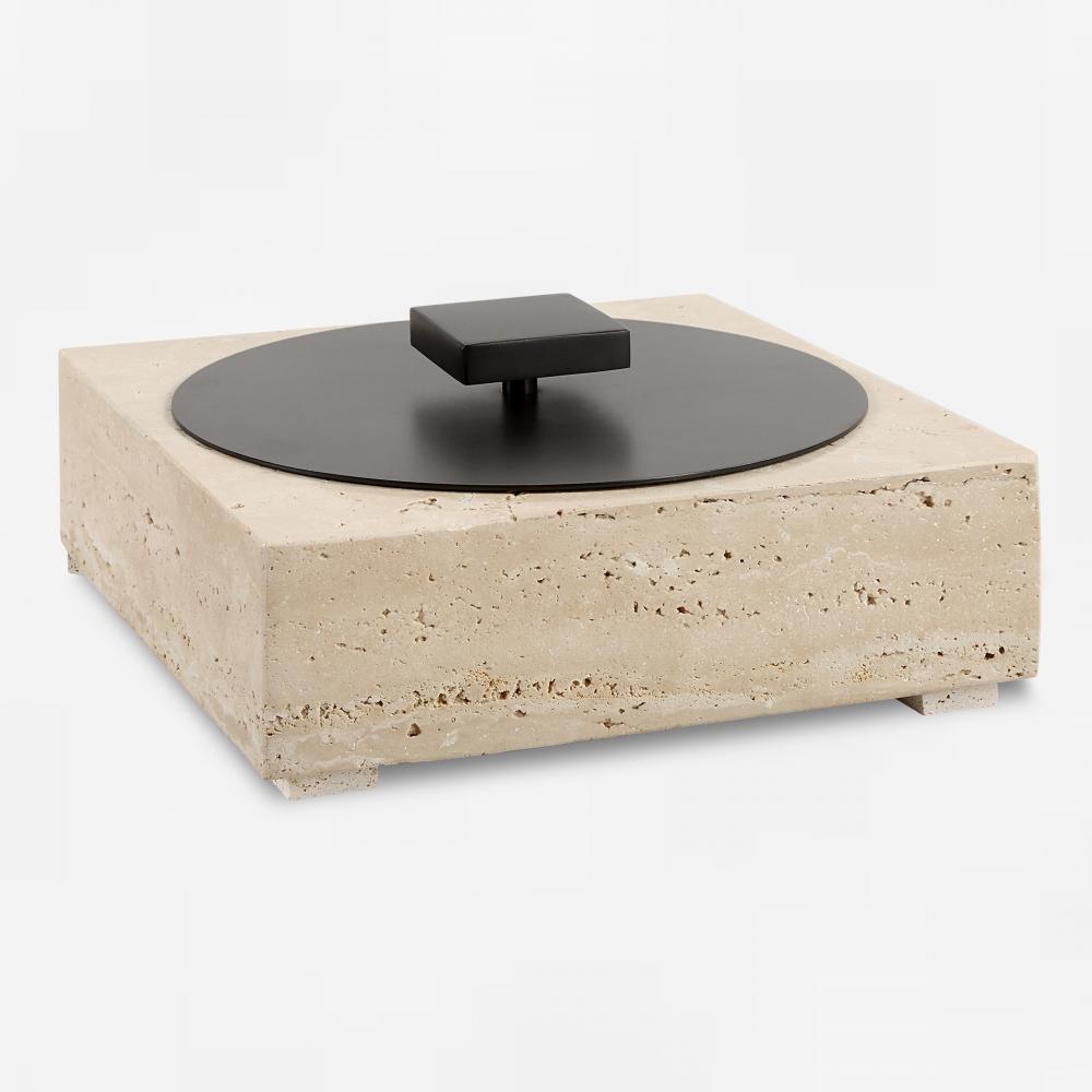 Uttermost Natural Luxe Travertine Box