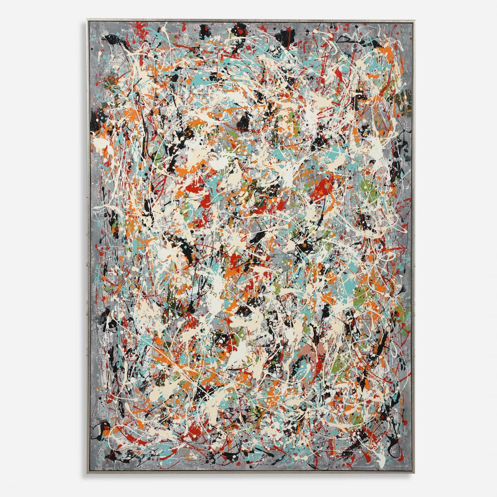 Uttermost Organized Chaos Hand Painted Canvas