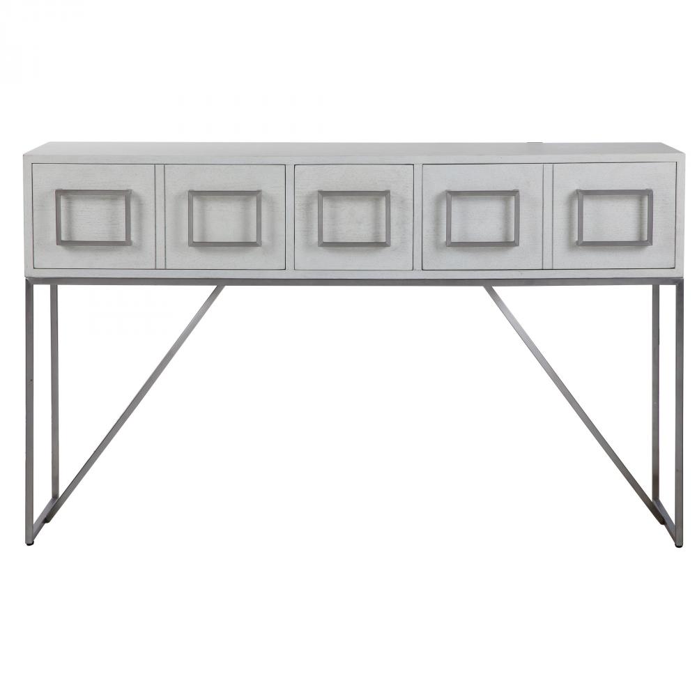 Abaya White Console Table