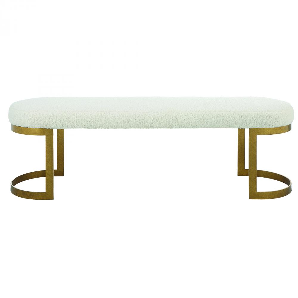 Uttermost Infinity Gold Bench