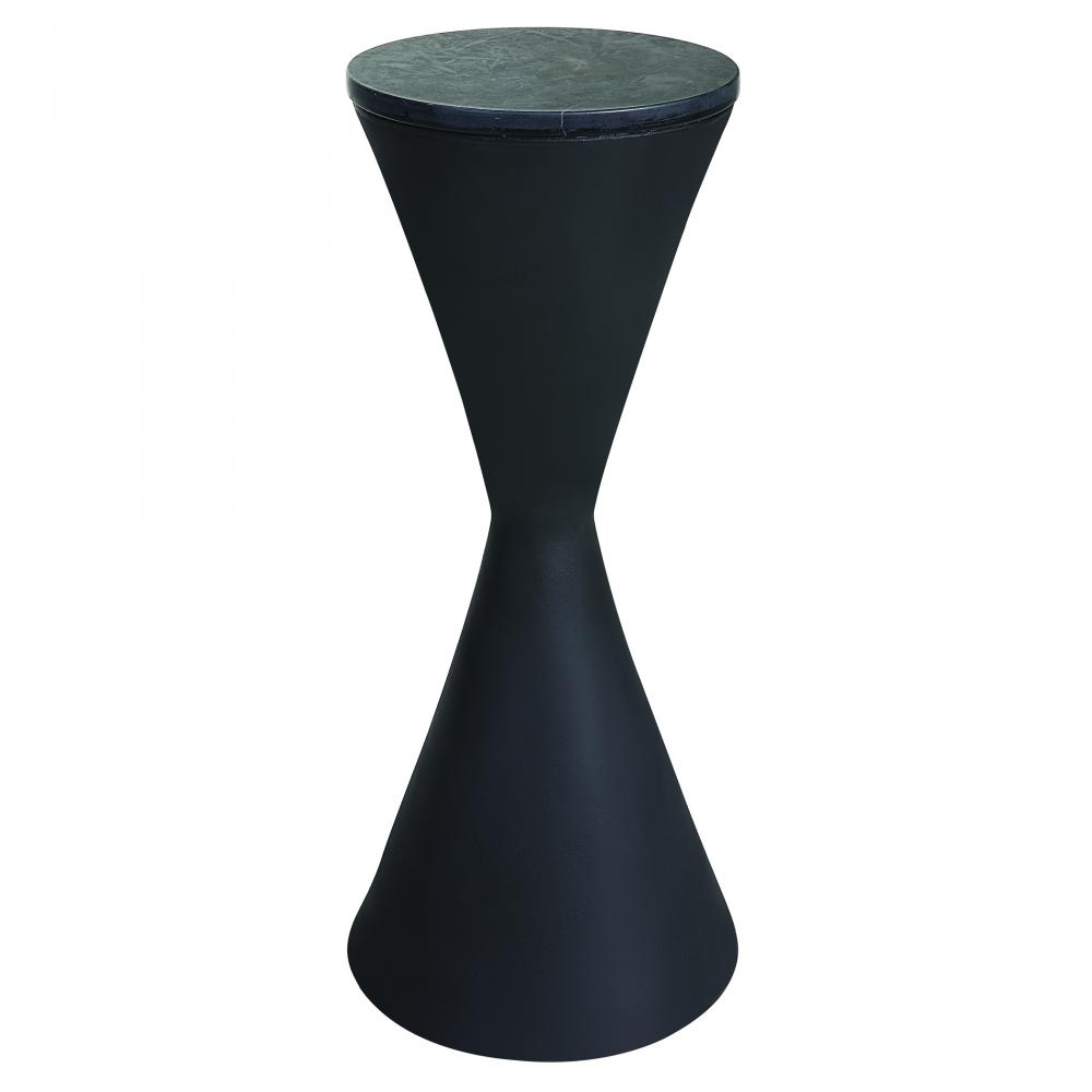 Time&#39;s Up Hourglass Shaped Drink Table