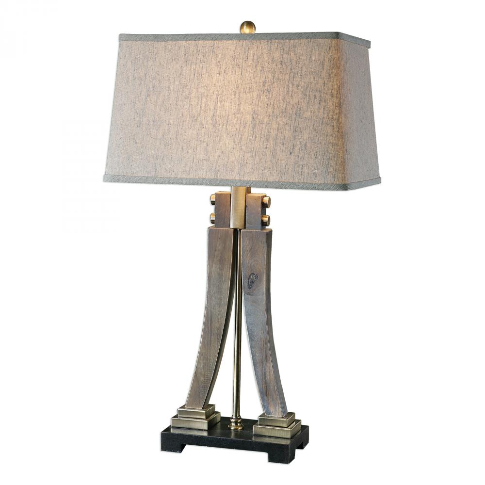 Uttermost Yerevan Wood Leg Lamp