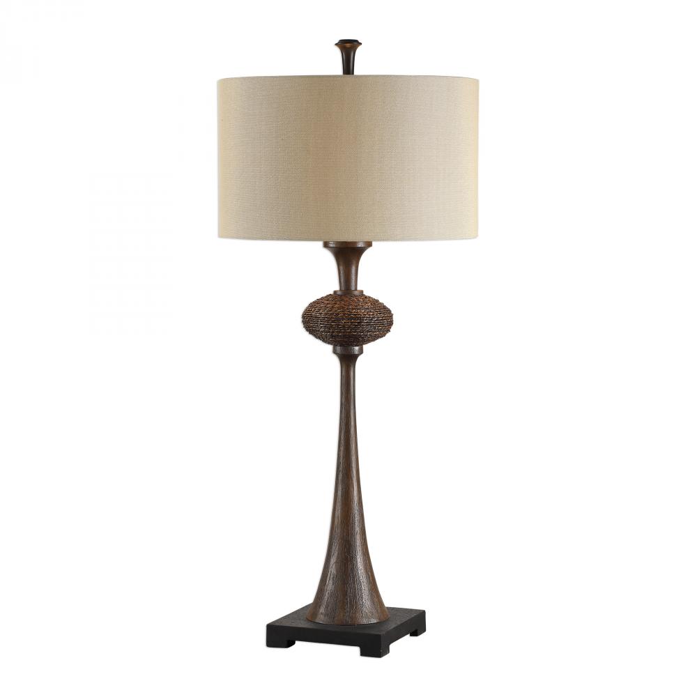 Uttermost Collbran Woven Rattan Lamp