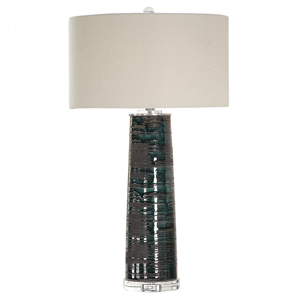 Uttermost Chamila Dark Charcoal Lamp