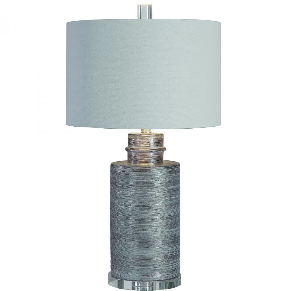 Uttermost Anitra Metallic Silver Table Lamp