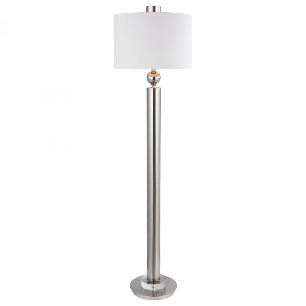 Uttermost Silverton Brushed Nickel Floor Lamp