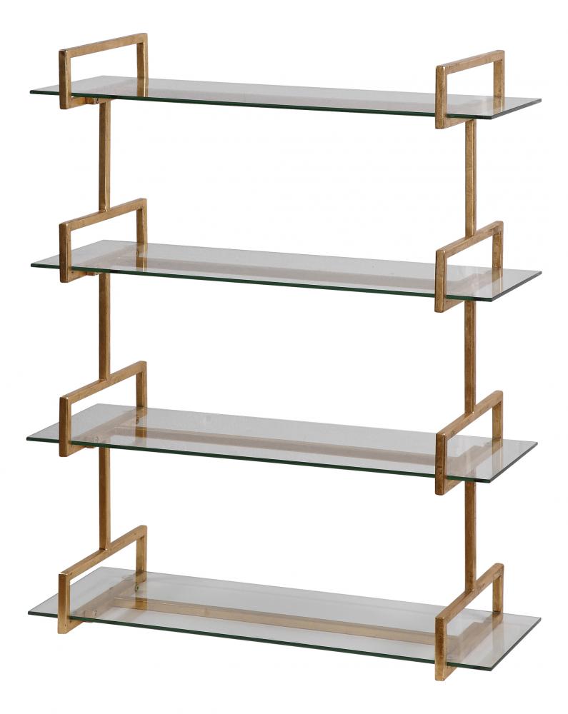 Auley Gold Wall Shelf