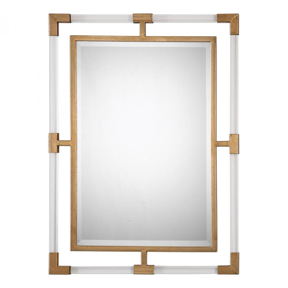 Balkan Modern Gold Wall Mirror