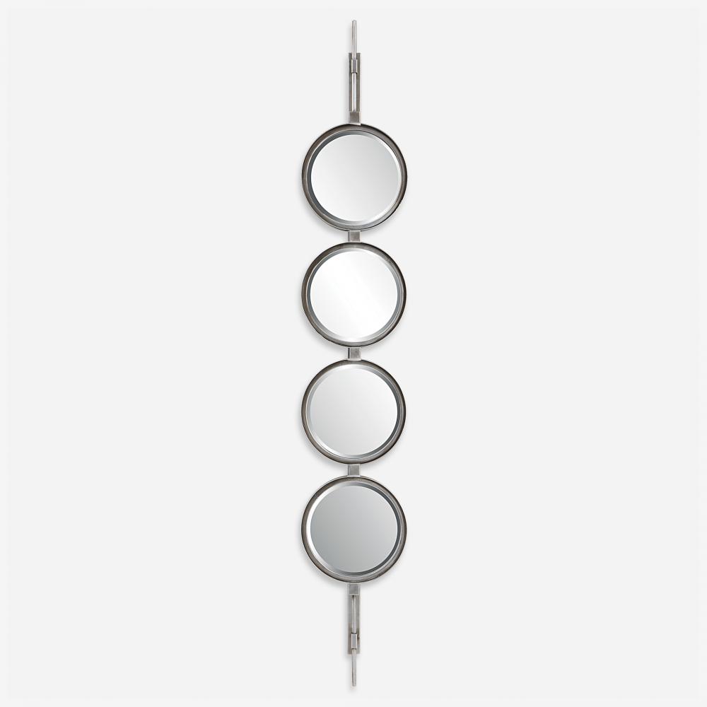 Uttermost Button Silver Mirror