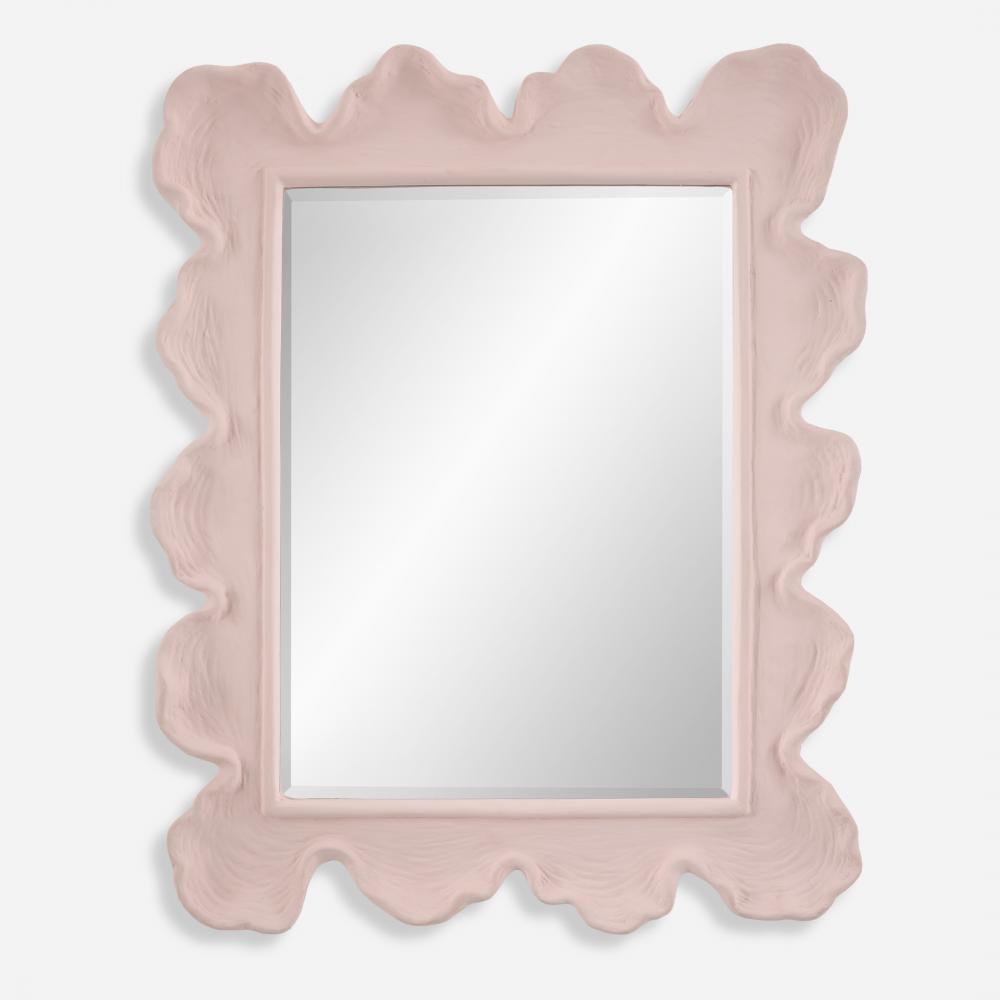 Uttermost Sea Coral Pink Mirror