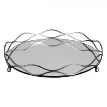 Uttermost 20177 - Rachele Mirrored Silver Tray