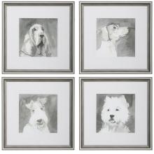 Uttermost 33722 - Uttermost Modern Dogs Framed Prints, S/4