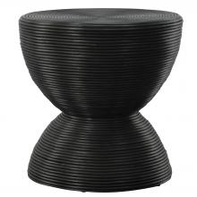 Uttermost 22899 - Bongo Black Rattan Side Table