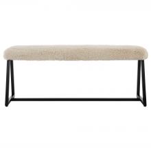 Uttermost 23056 - Taupo Sheepskin Bench