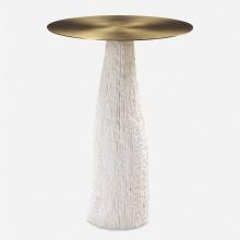 Uttermost 50092 - Uttermost Hollen White Stone Accent Table