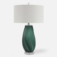 Uttermost 28278 - Esmeralda Green Glass Table Lamp