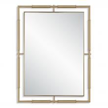 Uttermost 08188 - Uttermost It's All Connected Rectangle Brass Mirror