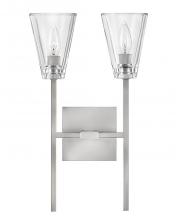 Hinkley 50642PN - Small Two Light Vanity