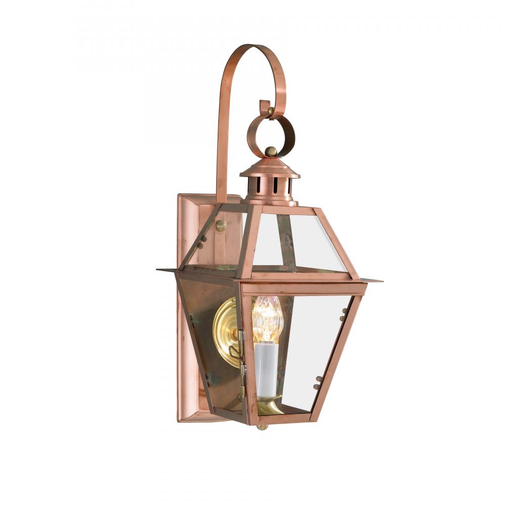 Olde Colony 22&#39;&#39; High 1-Light Outdoor Sconce - Copper