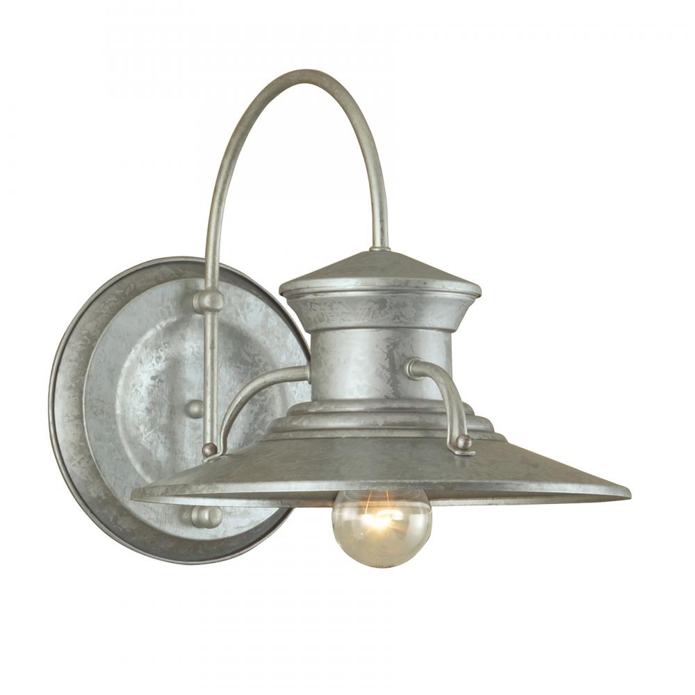 Budapest 12.5&#39;&#39; High 1-Light Outdoor Sconce - Galvanized