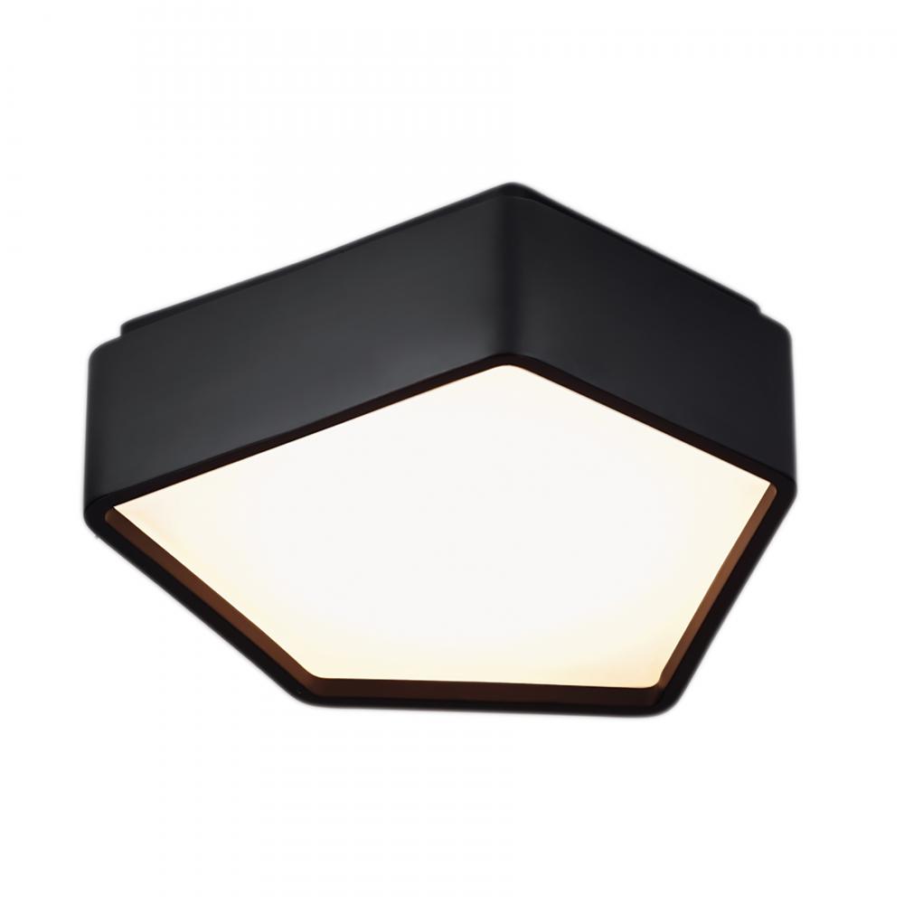 Fenway 12.25&#39;&#39; Wide Integrated LED Flush Mount - Matte Black