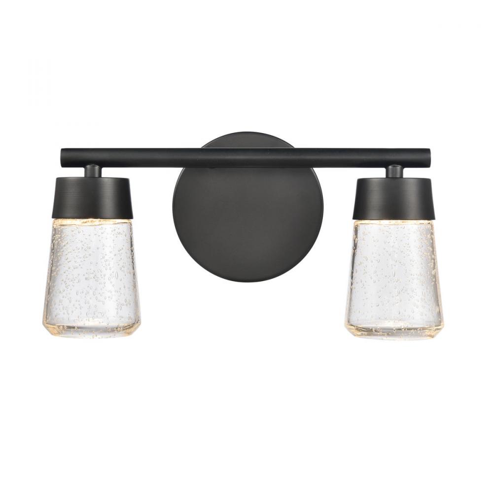 Jergen 12.5&#39;&#39; Wide 2-Light Vanity Light - Matte Black