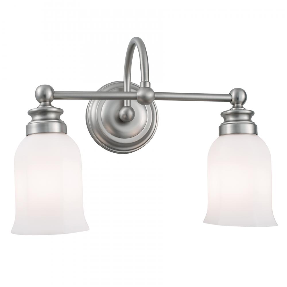 Emily 11.5&#39;&#39; Wide 2-Light Vanity Light - Brushed Nickel