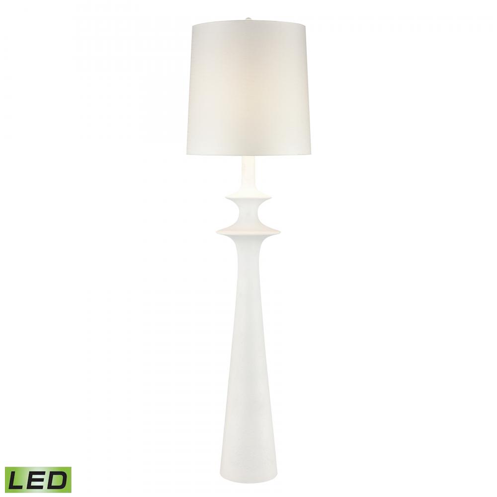 Erica 76&#39;&#39; High 1-Light Floor Lamp - Dry White - Includes LED Bulb