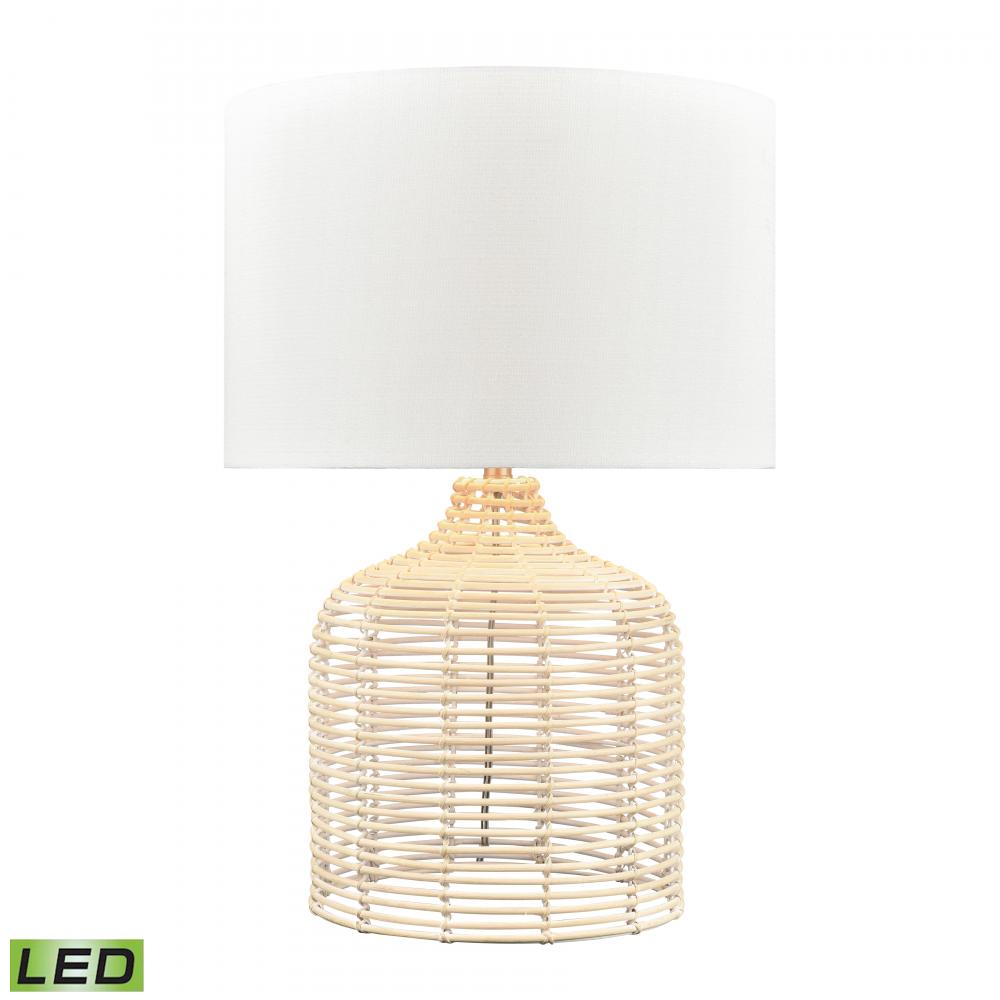 Crawford Cove 26&#39;&#39; High 1-Light Table Lamp - Natural - Includes LED Bulb