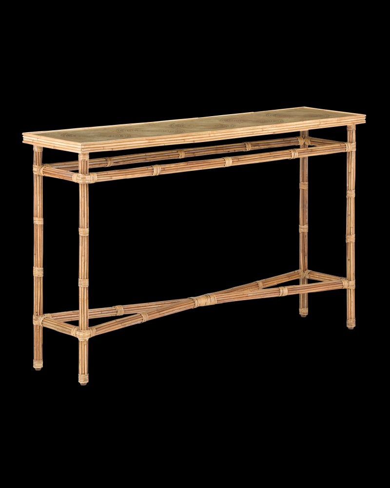 Silang Rattan Console Table