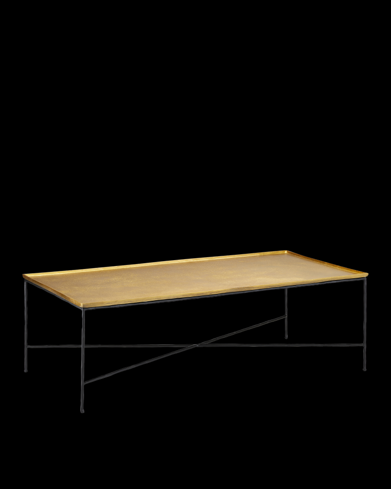 Boyles Brass Cocktail Table