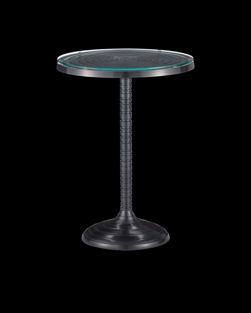 Erno Black Accent Table