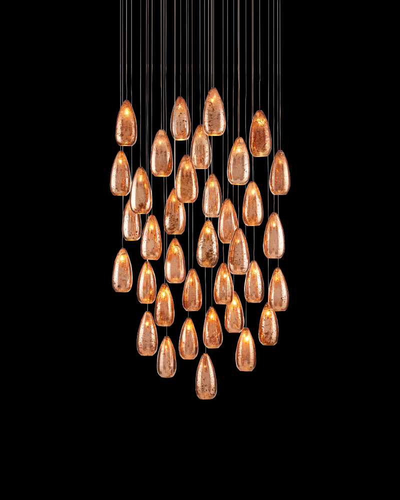 Rame 36-Light Round Multi-Drop Pendant