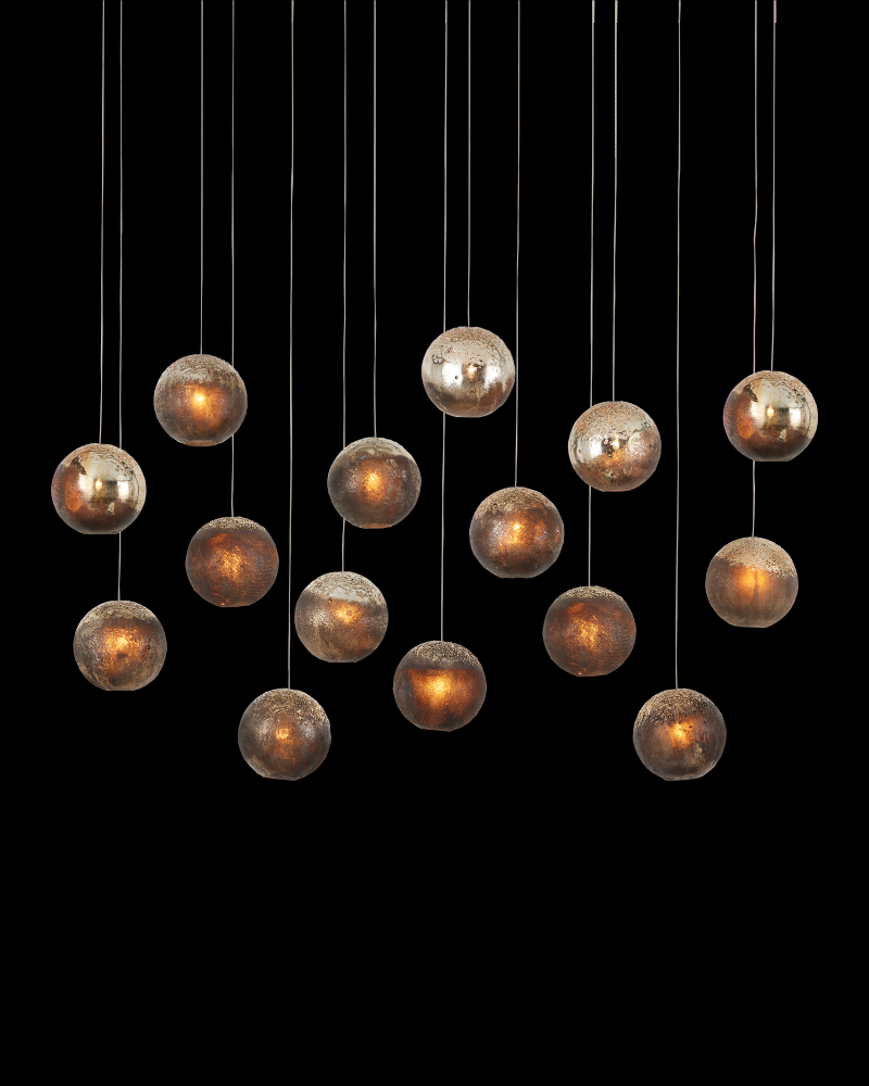 Pathos 15-Light Linear Multi-Drop Pendant