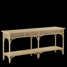 Currey 3000-0246 - Olisa Large Rope Console Table