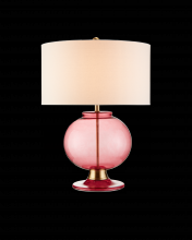 Currey 6000-0717 - Jocasta Red Table Lamp