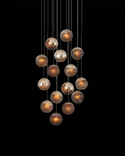 Currey 9000-1015 - Pathos 15-Light Round Multi-Drop Pendant