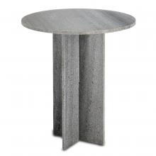 Currey 3000-0221 - Harmon Gray Marble Accent Tabl