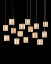 Currey 9000-0892 - Daze 15-Light Linear Multi-Drop Pendant