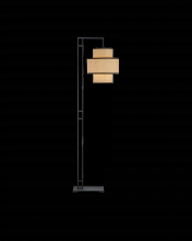 Currey 8000-0129 - Marabout Black Floor Lamp