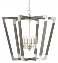 Currey 9000-0606 - Bastian Large Gray Lantern