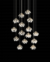 Currey 9000-0670 - Crystal Bud 15-Light Round Multi-Drop Pendant