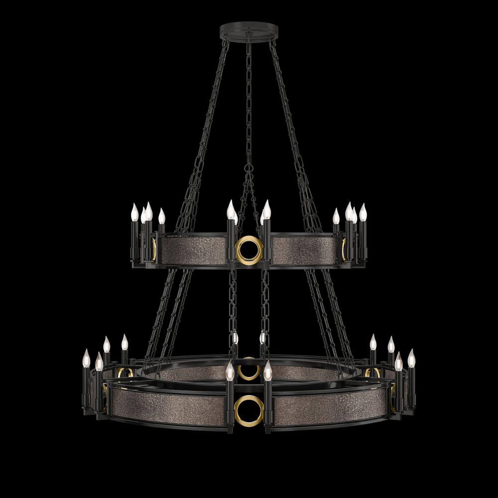 Mirage 50&#34;W Round Chandelier